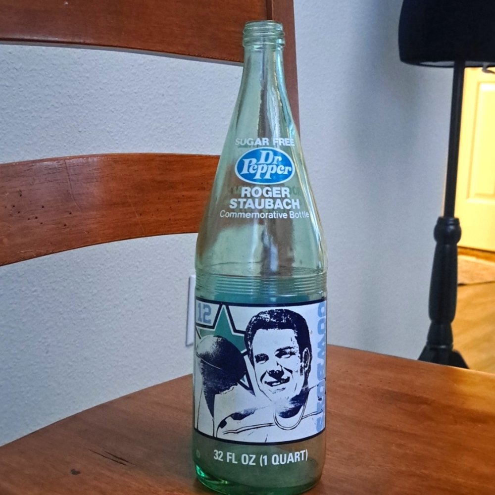 Collectible/Vintage Dallas Cowboys Dr. Pepper Bottle